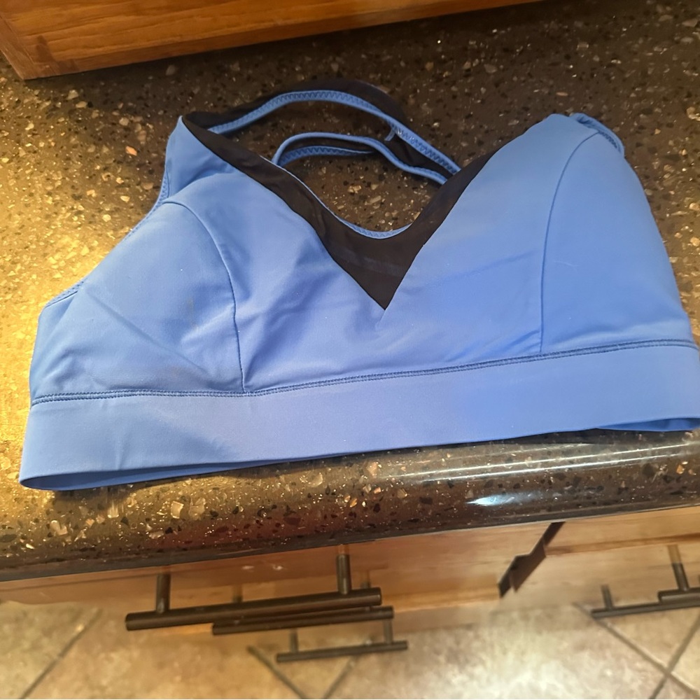 Lululemon Athletica Blue Sports Bra/swimsuit top